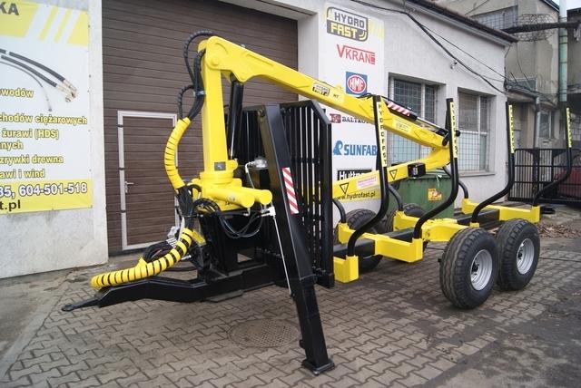 przyczepa do zrywki 7t 1